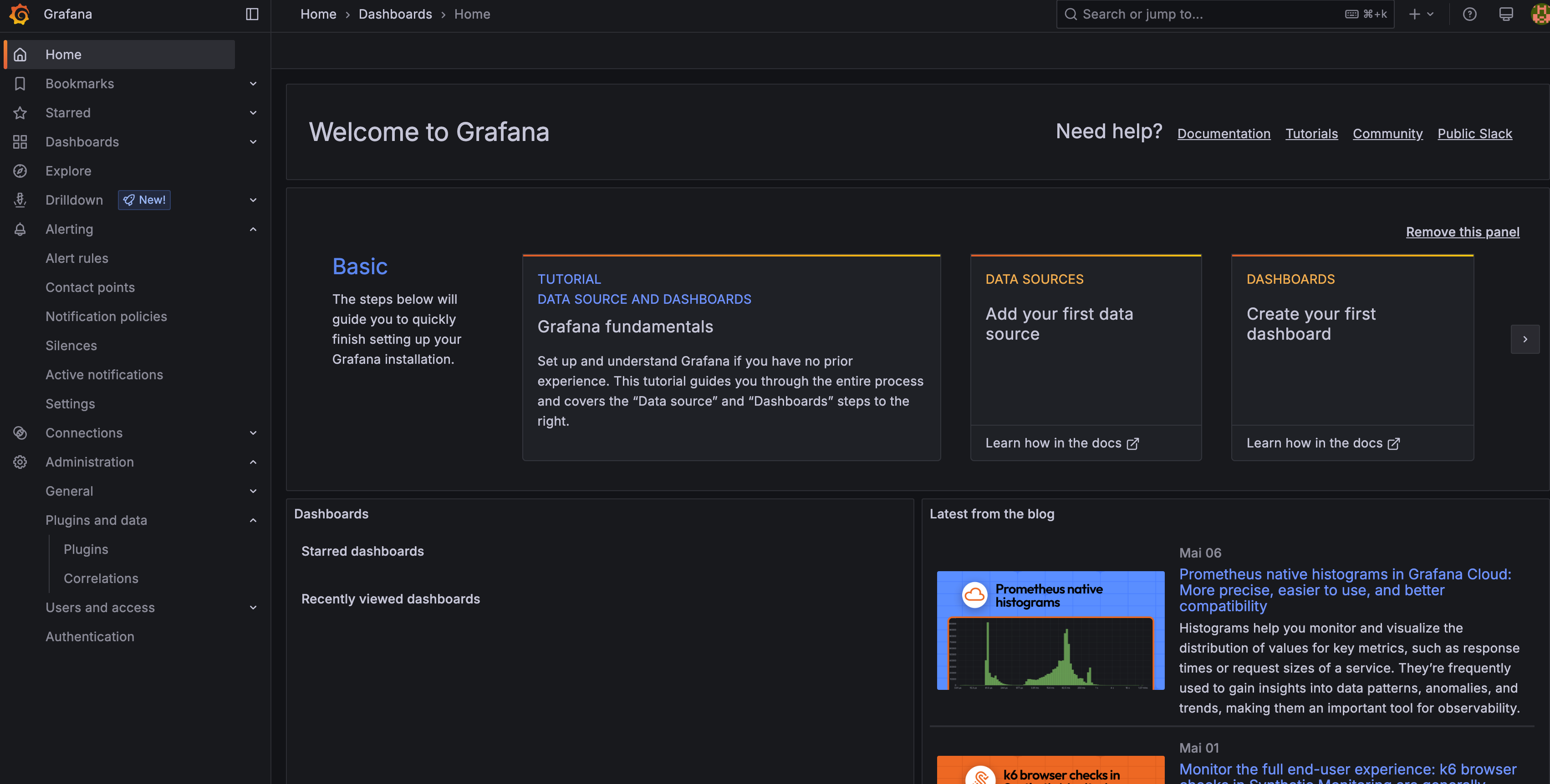 Grafana Dashboard